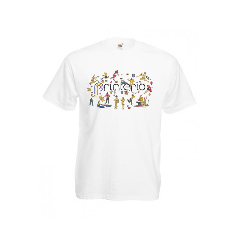 Футболка с логотипом чоловіча Fruit of the Loom Original