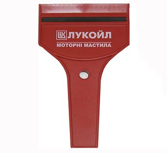 Пластиковый скребок автомобильный с логотипом 165х100х20 мм